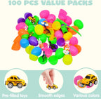 36pcs/48pcs/60pcs/80pcs/100pcs/120pcs/144pcs/160pcs/200pcs Prefilled Easter Eggs Toys