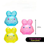 Easter Style Squishy Toy Bundle - Original Retail Packaging Sensory Stress Balls for Kids & Adults - Easter Basket Stuffers - Various Textures & Fillings - Ages 3+ Perfect Best Easter Gift for boys girls