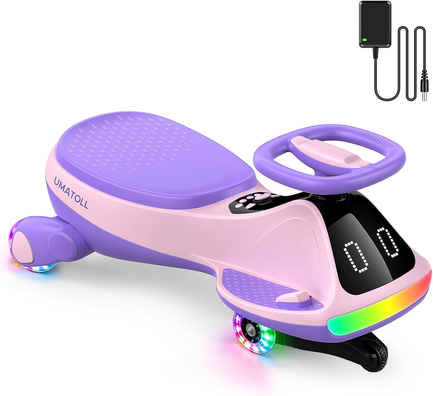 🎉Grand Opening – 50% Off!⏰️ 12V Electric Wiggle Car for Kids 3+ | Pedal & Rechargeable Ride-On Toy