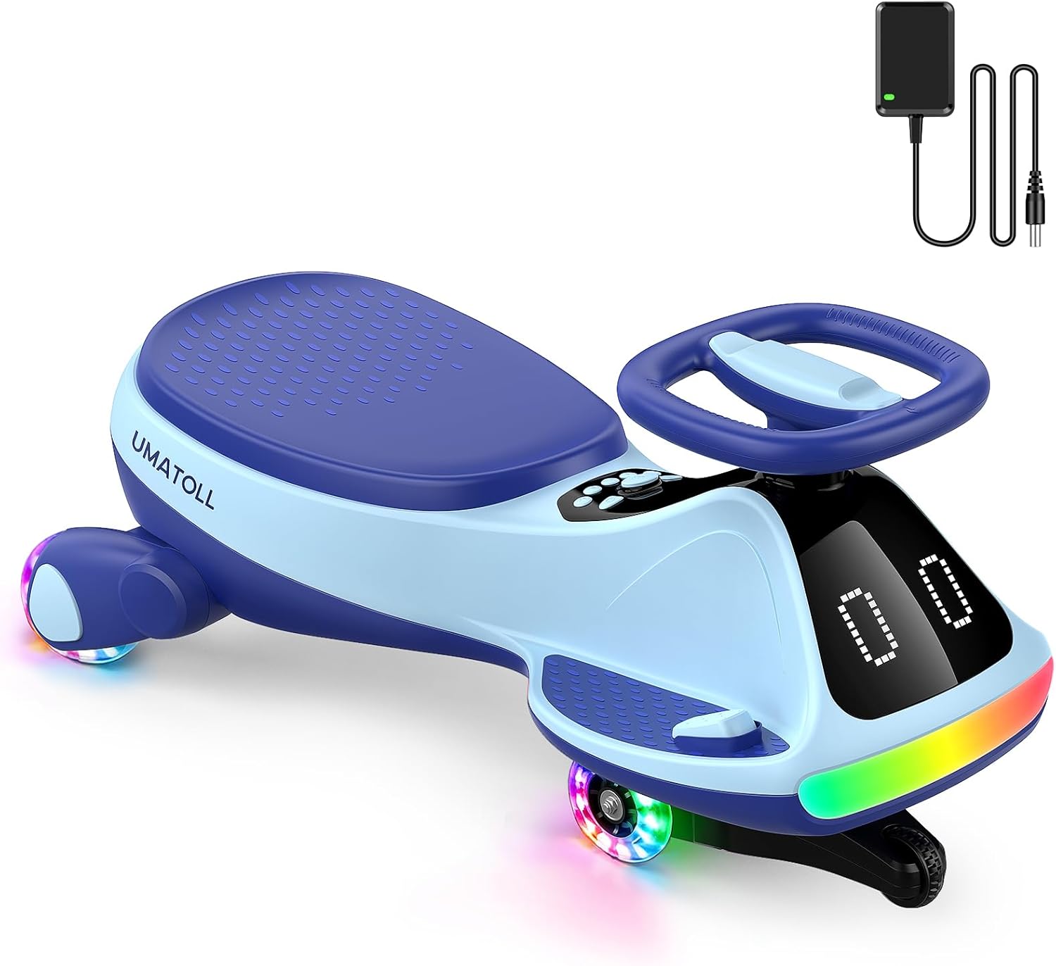 🎉Grand Opening – 50% Off!⏰️ 12V Electric Wiggle Car for Kids 3+ | Pedal & Rechargeable Ride-On Toy