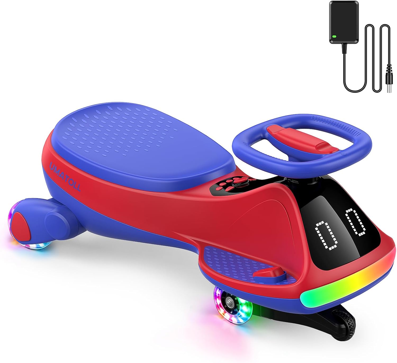 🎉Grand Opening – 50% Off!⏰️ 12V Electric Wiggle Car for Kids 3+ | Pedal & Rechargeable Ride-On Toy