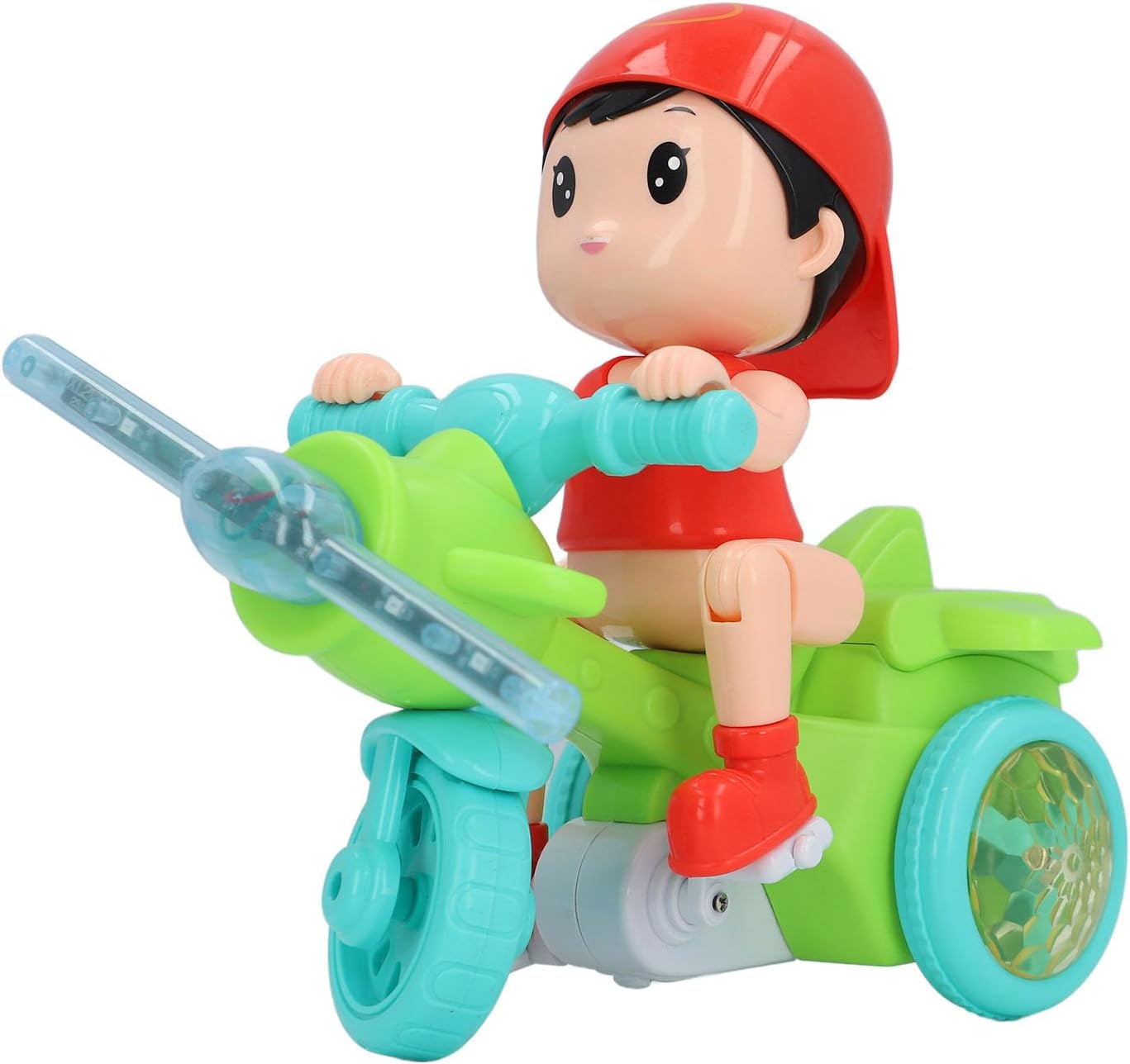 Electric Tricycle Toy, Musical Toy, Cool Light Dynamic Music Removable Cute Look Trike Musical Toy for Baby Toddlers