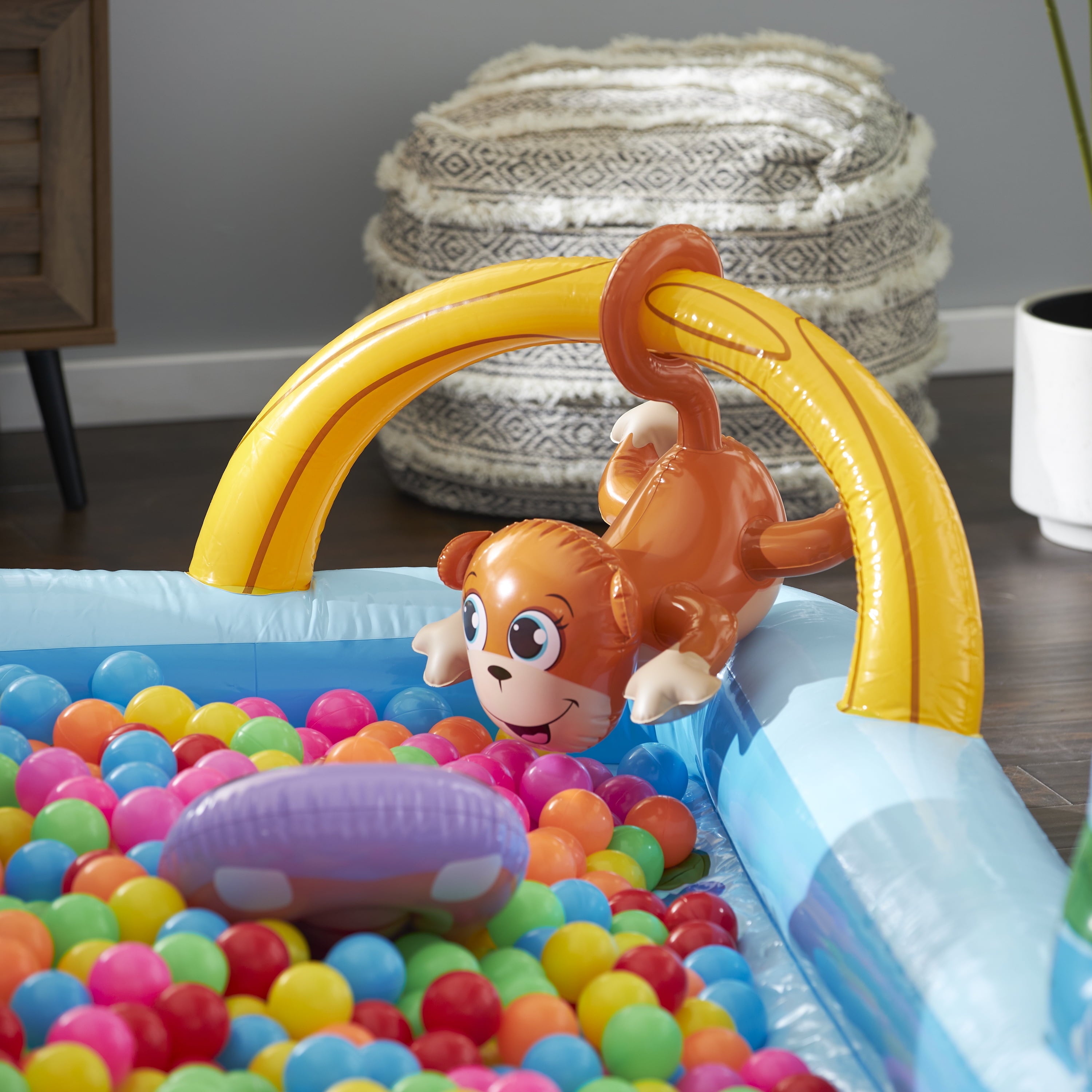 Intex 96" x 78" x 28" Inflatable Jungle Adventure Play Center Spray Kiddie Pool