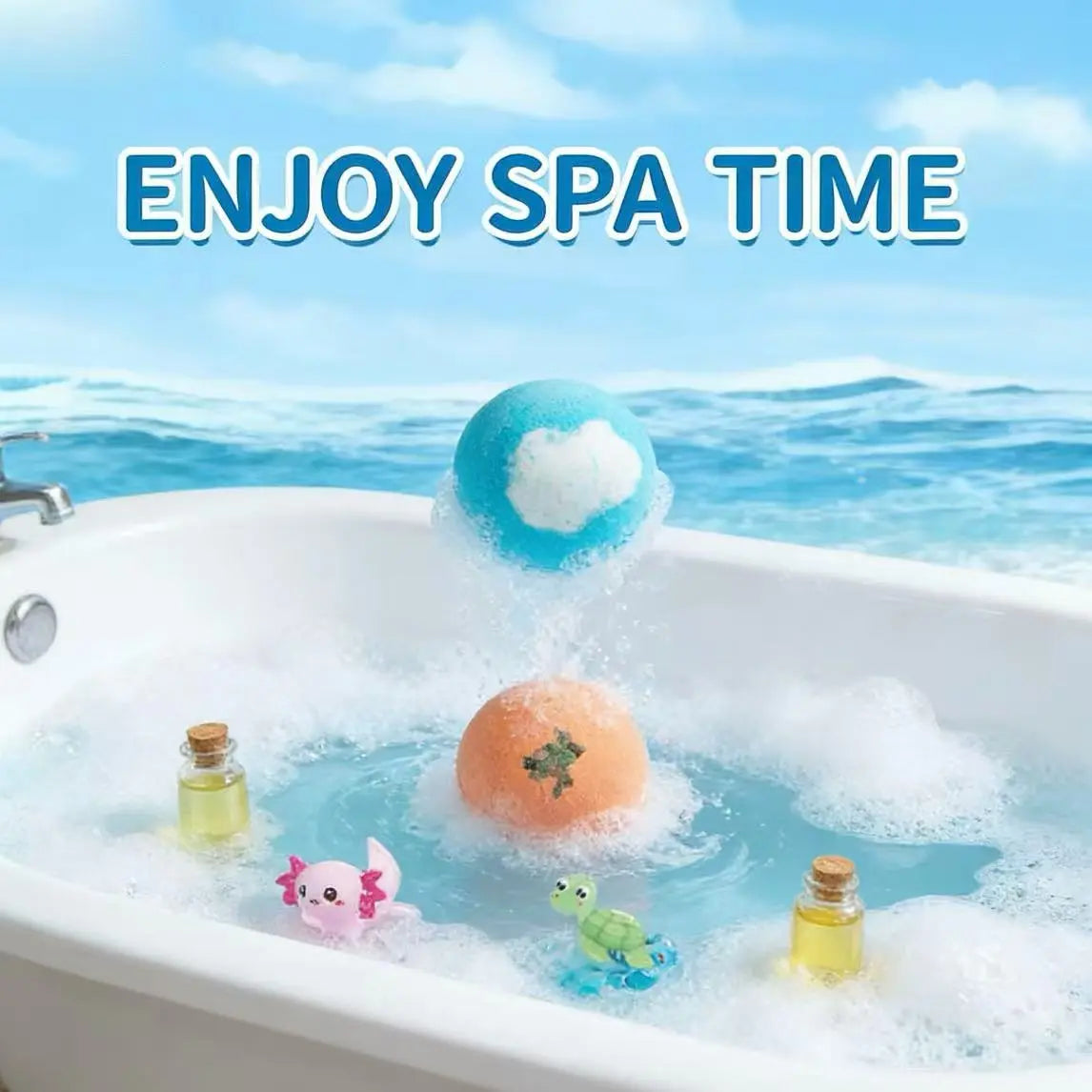 ✨ Magical Surprise Bath Bombs for Kids | 12-Pack Gift Set with Hidden Toys