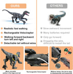 ⏰Kids' Gifts 💥 Remote Control Dinosaur Jurassic T Rex Toys for Boys Electronic RC Spray Raptor Walking Roaring Tyrannosaurus Rex Realistic 18.1" Rechargeable Birthday Gift for Kids Girls 3 4 5 6 7