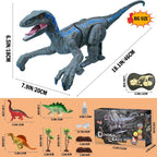 ⏰Kids' Gifts 💥 Remote Control Dinosaur Jurassic T Rex Toys for Boys Electronic RC Spray Raptor Walking Roaring Tyrannosaurus Rex Realistic 18.1" Rechargeable Birthday Gift for Kids Girls 3 4 5 6 7