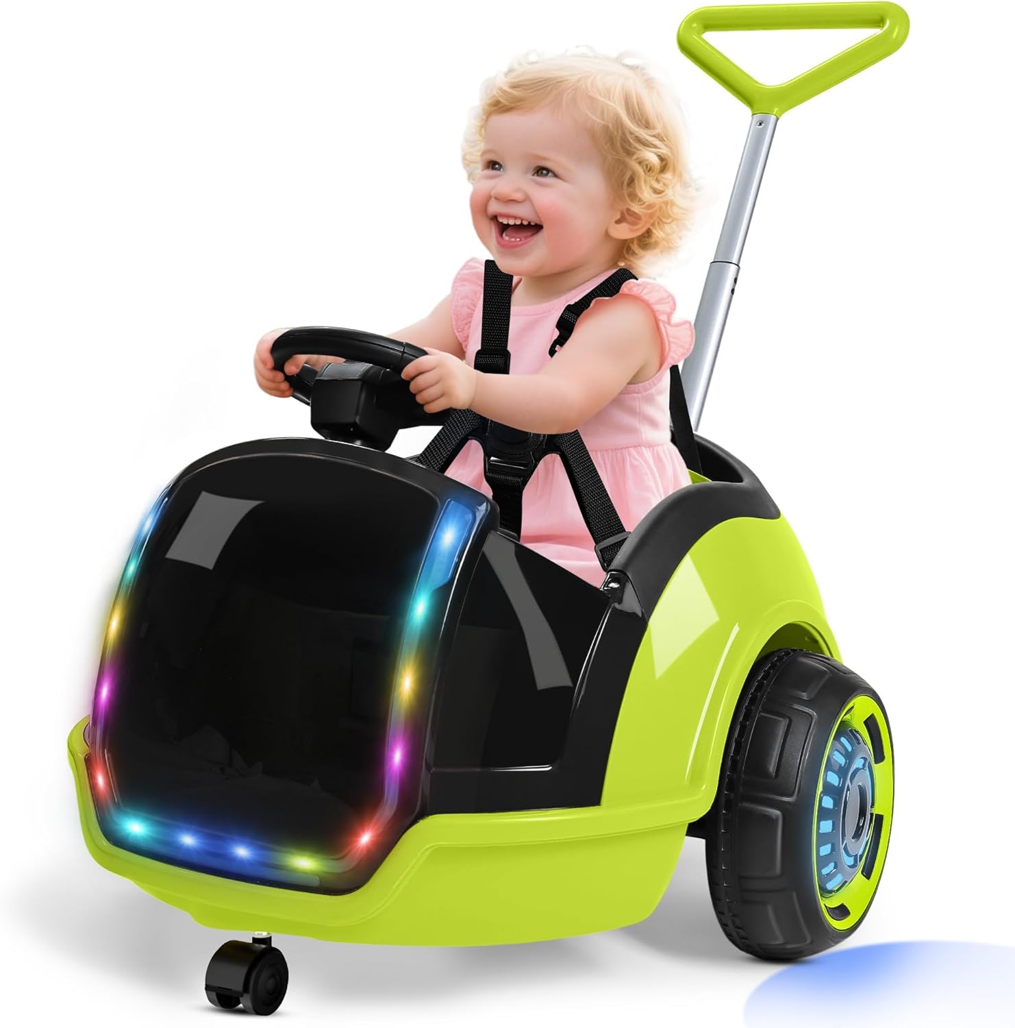 🎉Grand Opening – 50% Off!⏰️ ✨ Kids Ride On Toy with Remote Control, LED Lights & Music | Ages 1–3