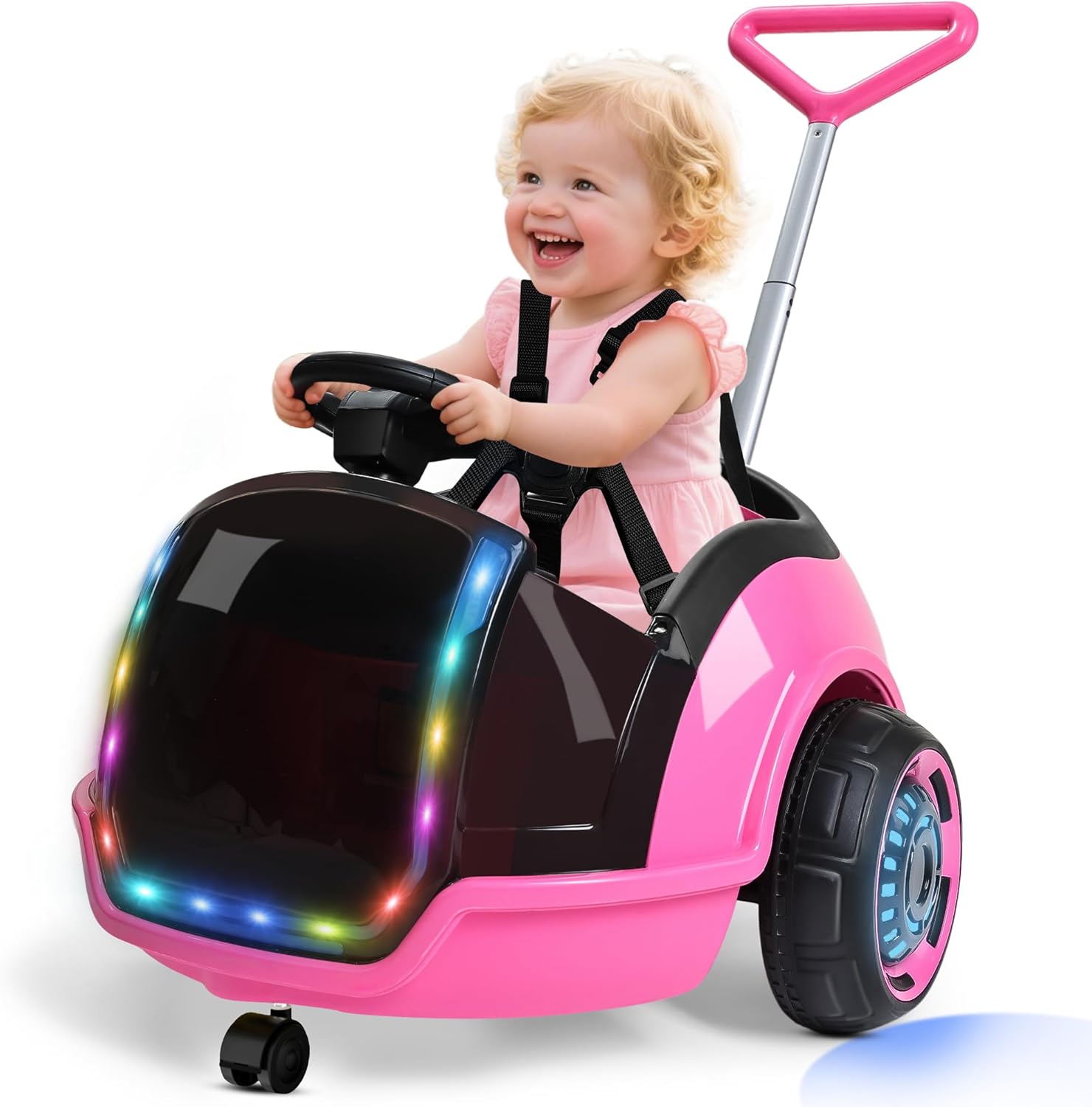 🎉Grand Opening – 50% Off!⏰️ ✨ Kids Ride On Toy with Remote Control, LED Lights & Music | Ages 1–3