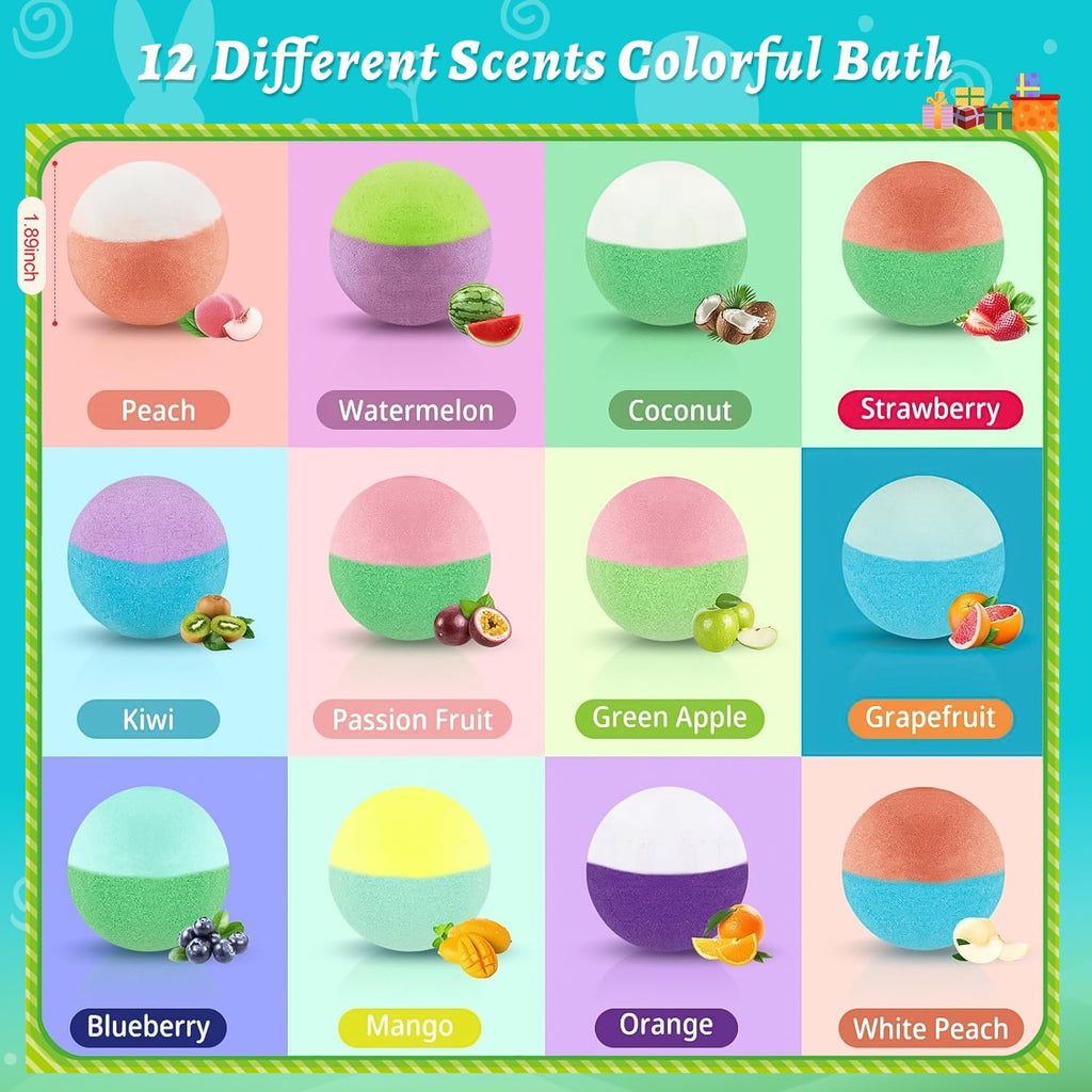 🎁 Bath Bombs for Kids with Surprise Inside 🐰