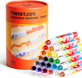 Jumbo Crayons for Toddlers, 36 Colors TwistJoy Non Toxic Washable Crayon