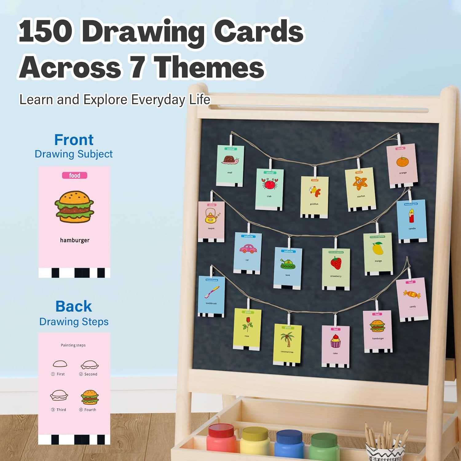 ⏰ Clearance ends in 24 hours! 💥 Drawing Robot for Kids with 150 Cards, Voice Interactive Educational Drawing Machine, Montessori Painting Learning Toys for 3 4 5 6 7 8 Year Old Boys Girls Birthday Party