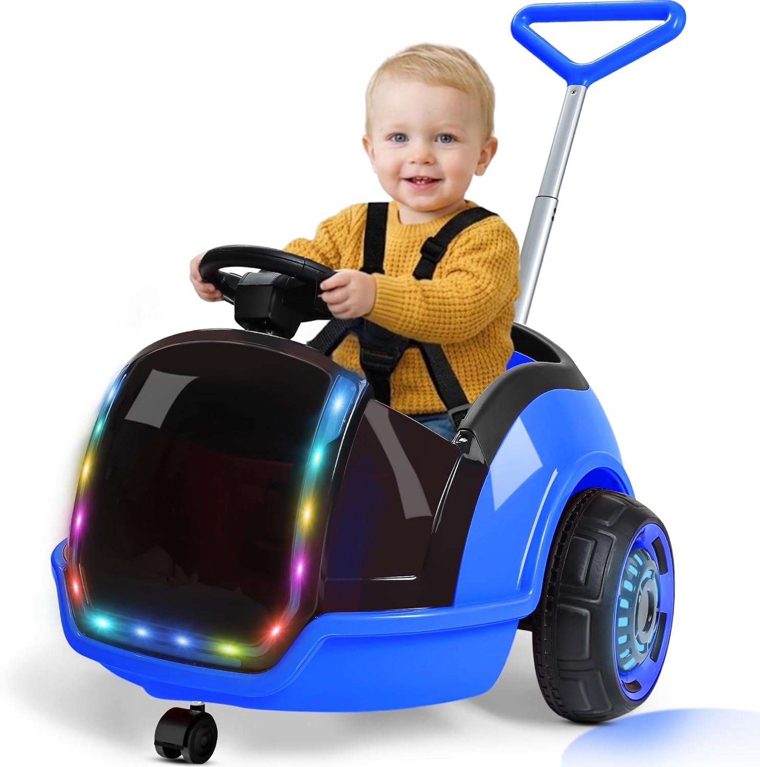 🎉Grand Opening – 50% Off!⏰️ ✨ Kids Ride On Toy with Remote Control, LED Lights & Music | Ages 1–3