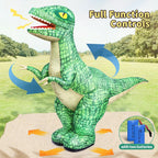 2.4GHZ Remote Control Inflatable Dinosaur Toy for Kids,Electric Toy Dinosaur with 360°Rotation,Forward & Backward,Rechargeable Walking Dinosaur Toy for Boys Kids Age 6-8 8-12 Birthday Gifts