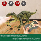 ⏰Kids' Gifts 💥 Remote Control Dinosaur Jurassic T Rex Toys for Boys Electronic RC Spray Raptor Walking Roaring Tyrannosaurus Rex Realistic 18.1" Rechargeable Birthday Gift for Kids Girls 3 4 5 6 7