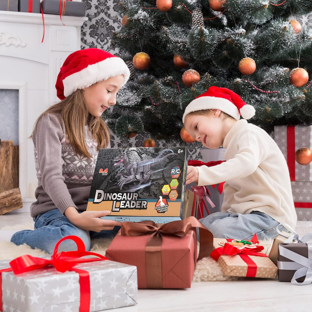 ⏰Kids' Gifts 💥 Remote Control Dinosaur Jurassic T Rex Toys for Boys Electronic RC Spray Raptor Walking Roaring Tyrannosaurus Rex Realistic 18.1" Rechargeable Birthday Gift for Kids Girls 3 4 5 6 7