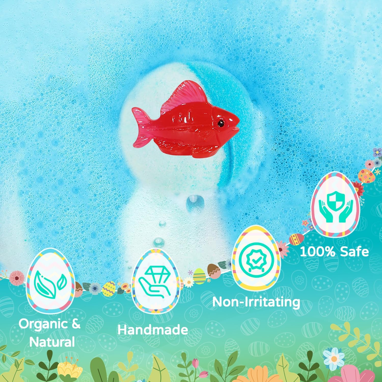 🎁 Bath Bombs for Kids with Surprise Inside 🐰