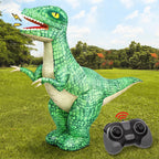2.4GHZ Remote Control Inflatable Dinosaur Toy for Kids,Electric Toy Dinosaur with 360°Rotation,Forward & Backward,Rechargeable Walking Dinosaur Toy for Boys Kids Age 6-8 8-12 Birthday Gifts